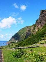 scenic cliffs in Flores