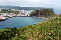 looking over the city of Horta