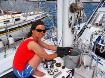 servicing the winches